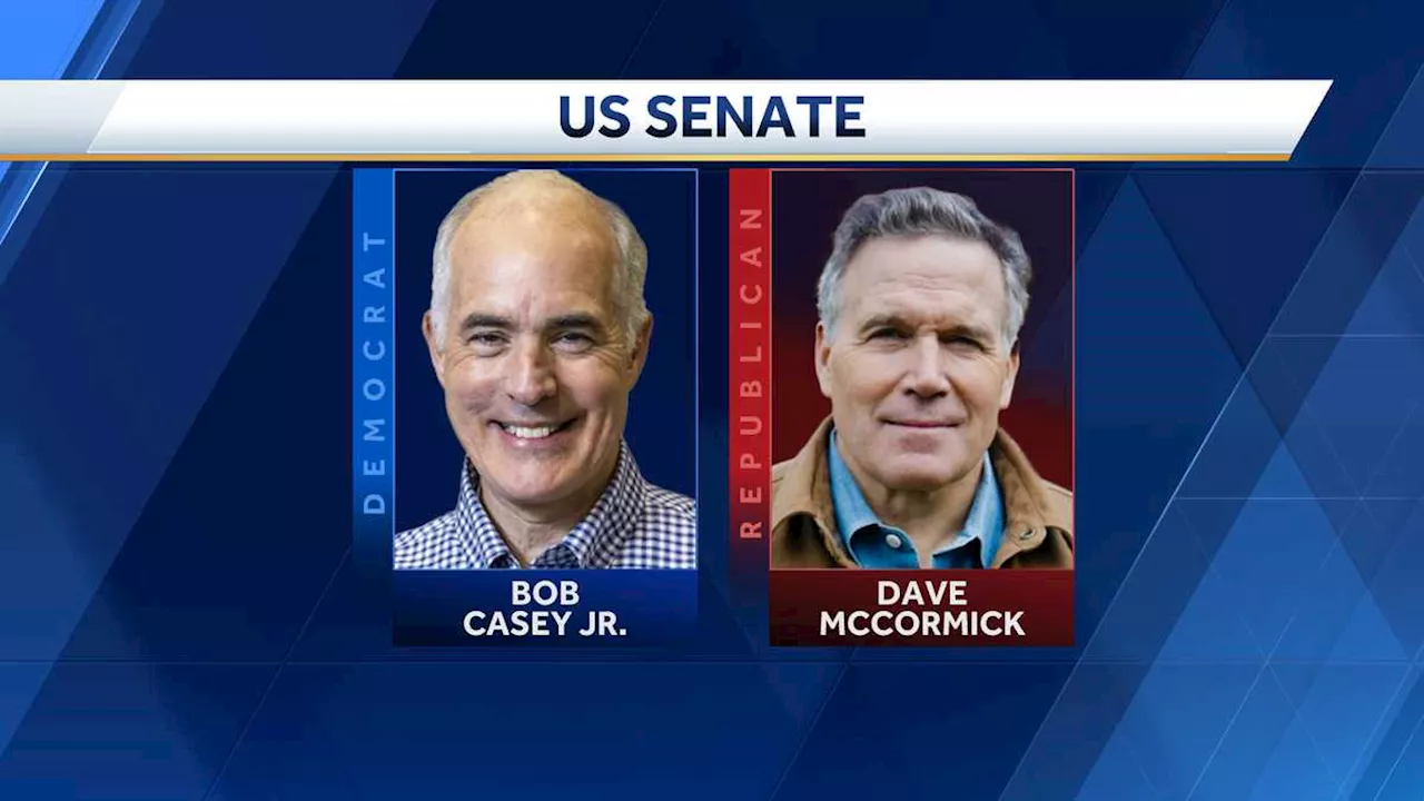 Casey, McCormick to face each other as nominees in Pennsylvania's high-stakes US Senate contest