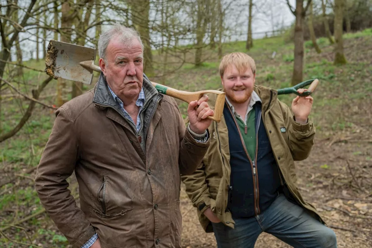 Farm friends Jeremy Clarkson and Kaleb Cooper go head-to-head at Diddly Squat