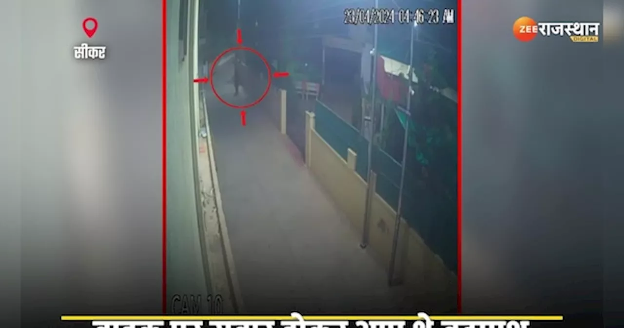 Sikar News: PCC चीफ गोविंद सिंह के घर के बाहर लूट, महिला से चेन लूटने की वारदात CCTV में कैद