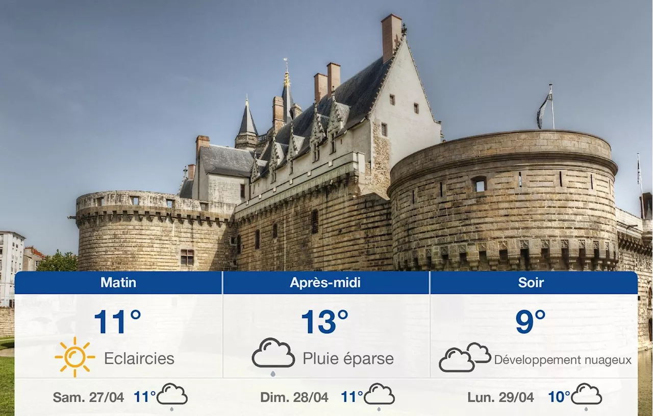 Météo Nantes: prévisions du vendredi 26 avril 2024