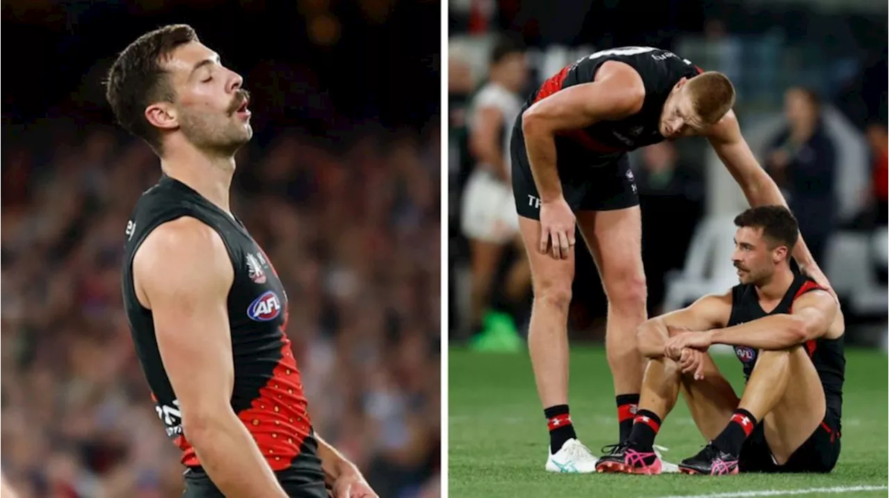 Essendon spearhead Kyle Langford fronted teammates after costly late miss in Anzac Day draw