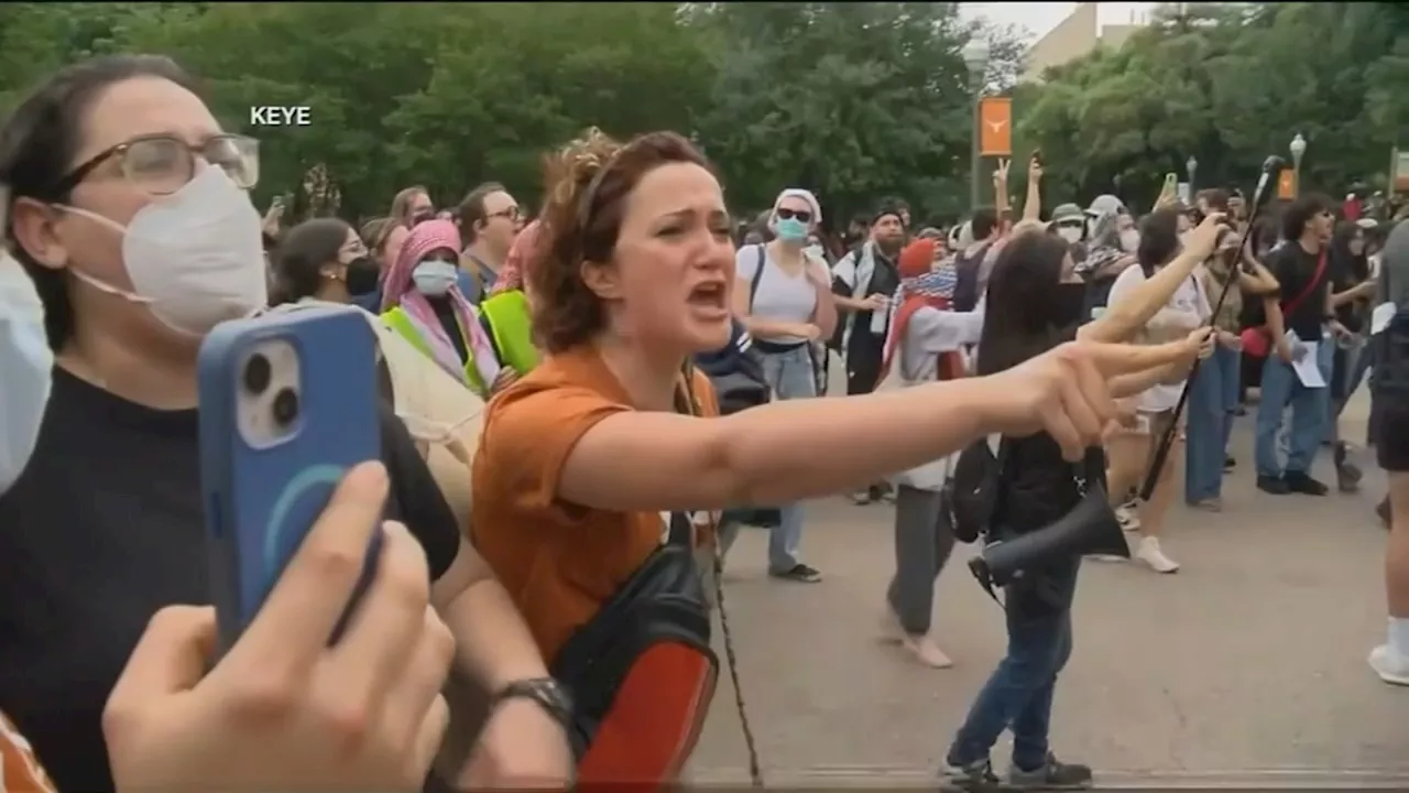 34 people arrested after state troopers respond to pro-Palestinian protest at University of Texas