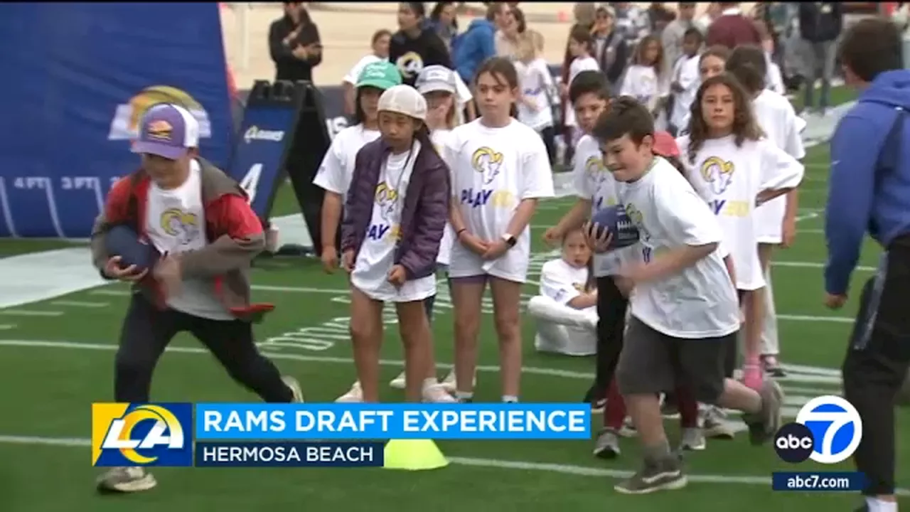 Rams bring NFL Draft fun to Hermosa Beach with special 2-day event for fans