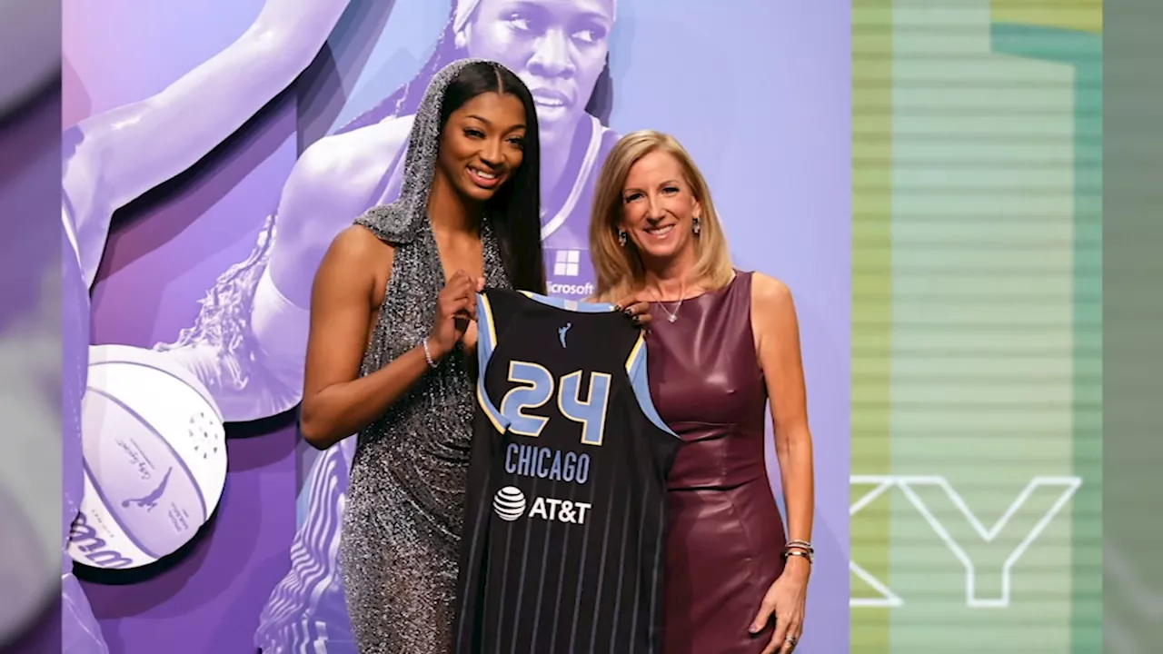 Chicago Sky introduce WNBA draft picks Angel Reese, Brynna Maxwell