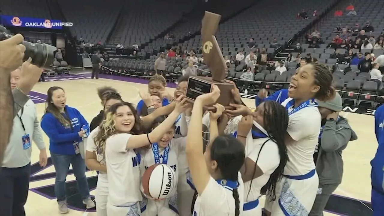 2 Oakland high school basketball teams celebrate state championship titles