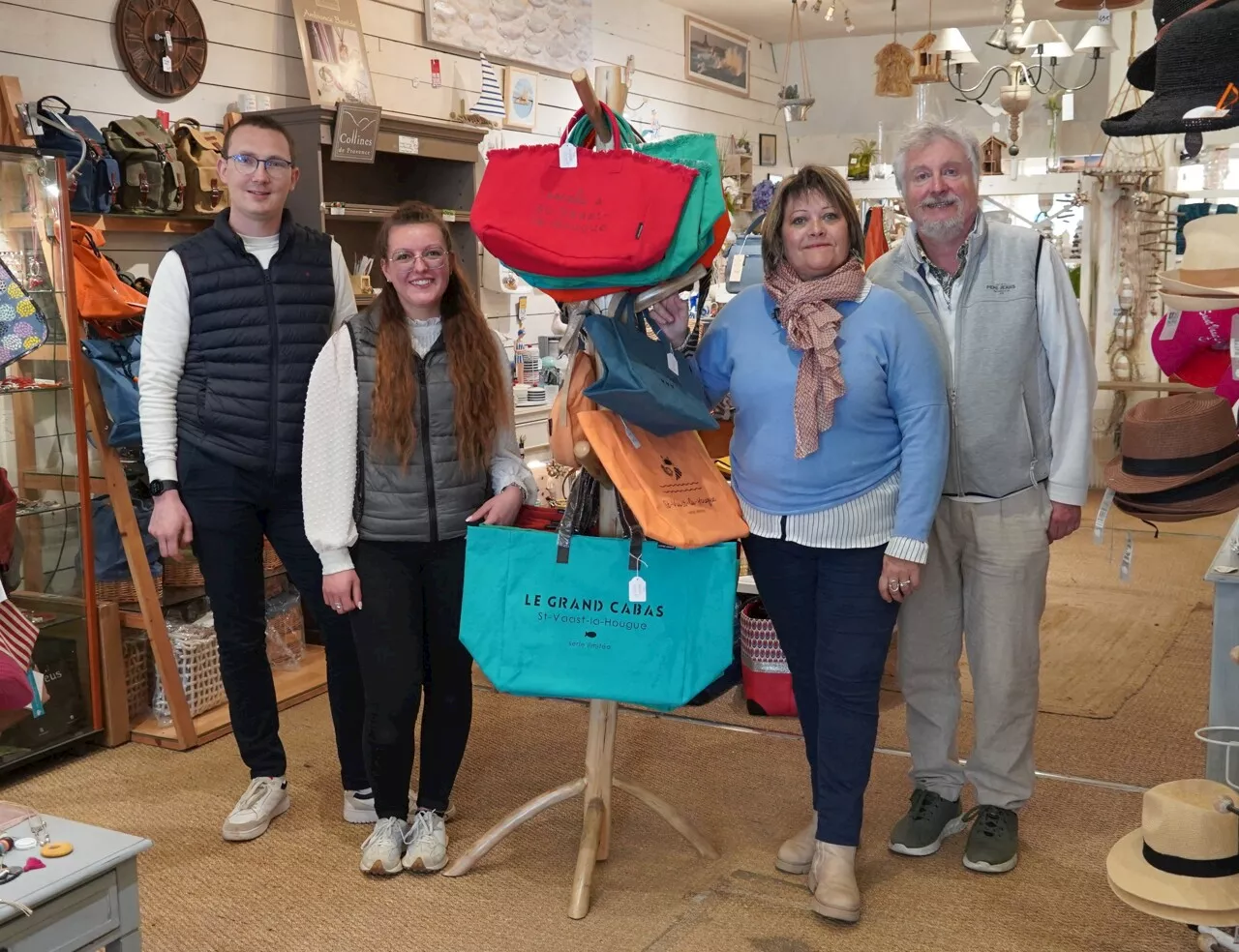 Cotentin. Candice et Florian reprennent cette boutique de souvenirs en vente sur « SOS Villages »