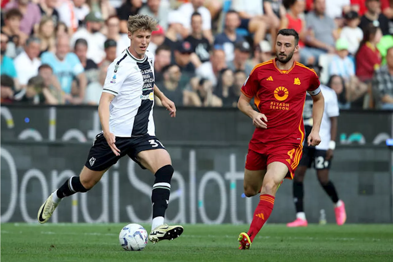 Serie A: con l'Udinese decide Cristante, passo Champions Roma