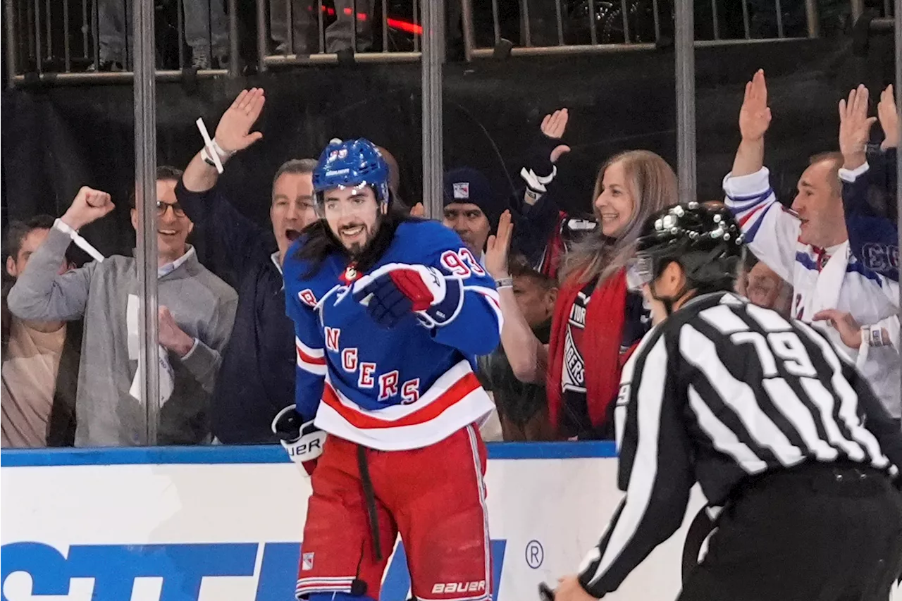 Mika Zibanejad heating up at perfect time as Rangers look to put Capitals' backs to wall