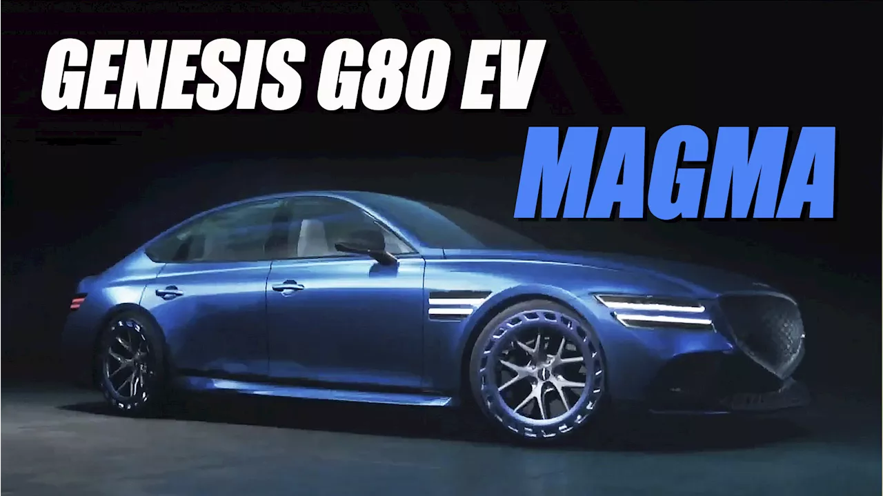 Genesis G80 Magma Hints At Performance Electric Sedan