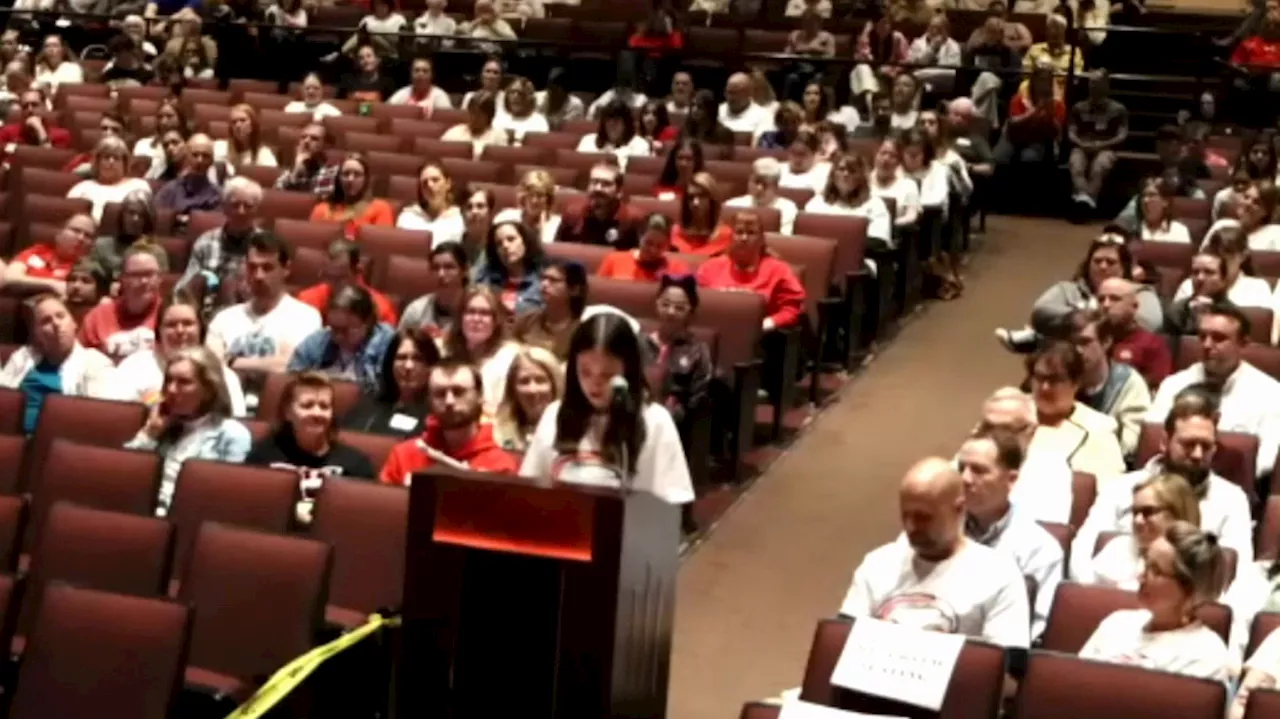 Maulik Pancholy's niece speaks out at school board meeting about canceled assembly