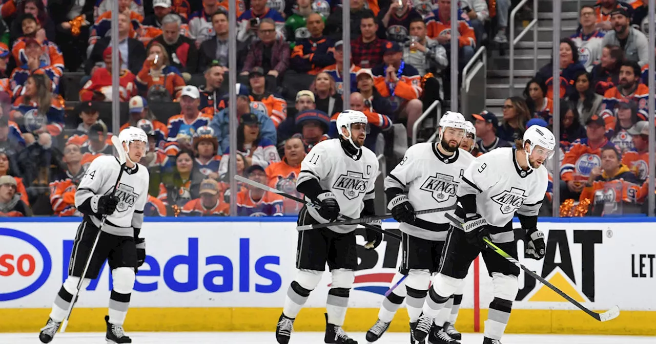 Anze Kopitar scores in overtime, Kings beat Oilers 5-4 in Game 2 to tie series