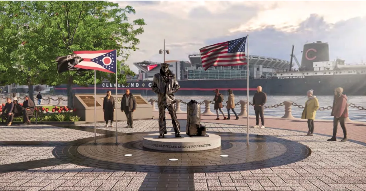 ‘Lone Sailor’ statue in Voinovich Park to welcome Navy’s new combat ship, USS Cleveland