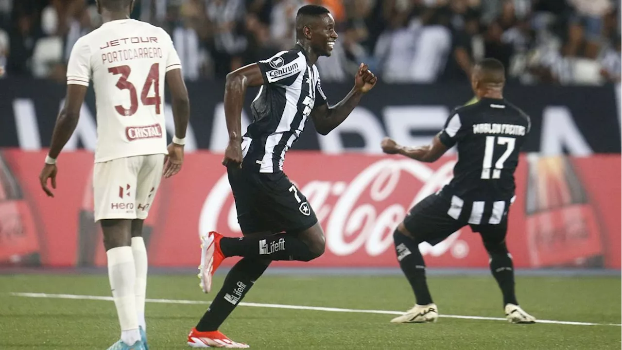 Botafogo se recupera na Libertadores, vence Universitario e embola grupo