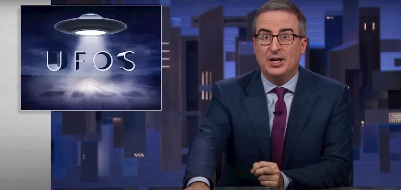 'Last Week Tonight' — John Oliver Decides to Talk About UFOs