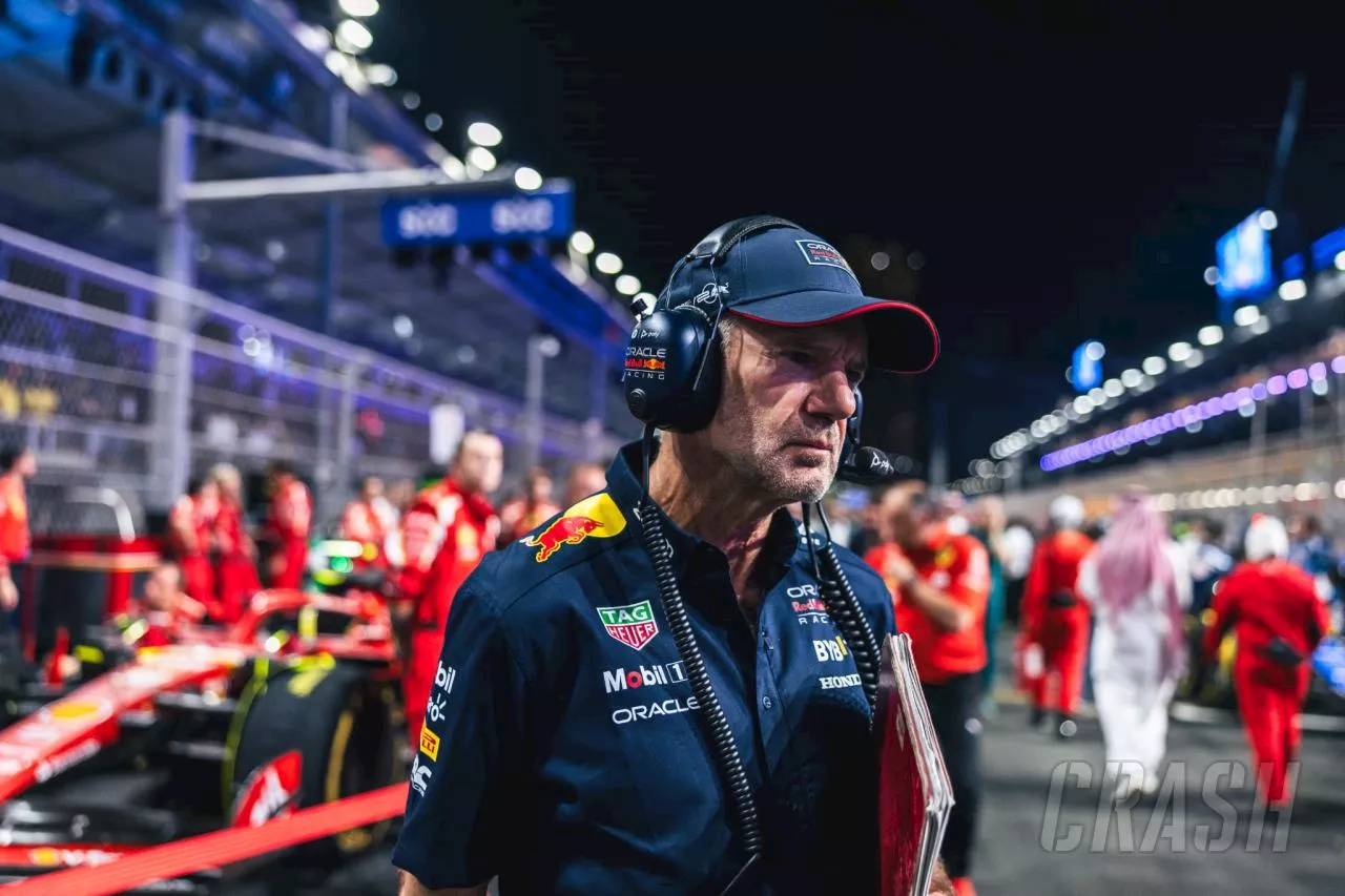 Adrian Newey "has told Red Bull he wants to" quit; tipped for Ferrari move