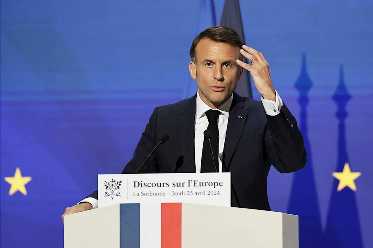 Macron touts France’s nuclear weapons to back support for Ukraine