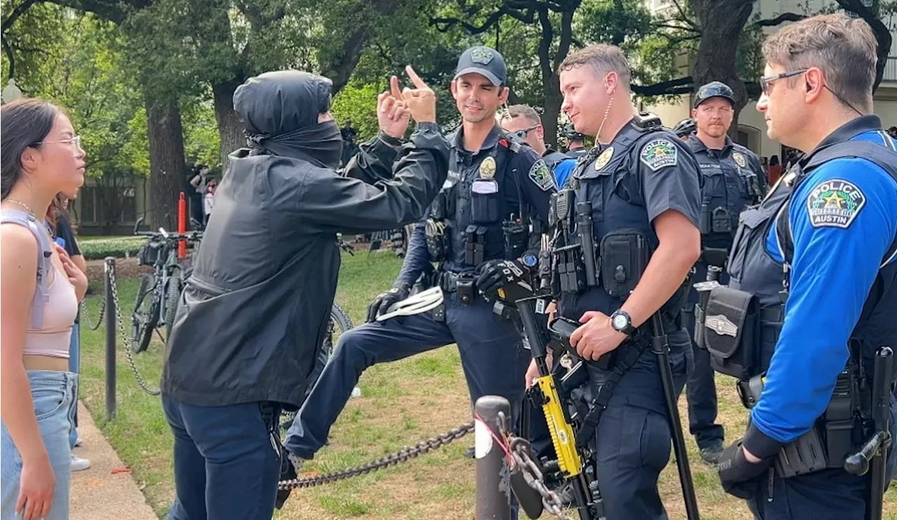 Police shut down large pro-Palestinian protest at Texas university