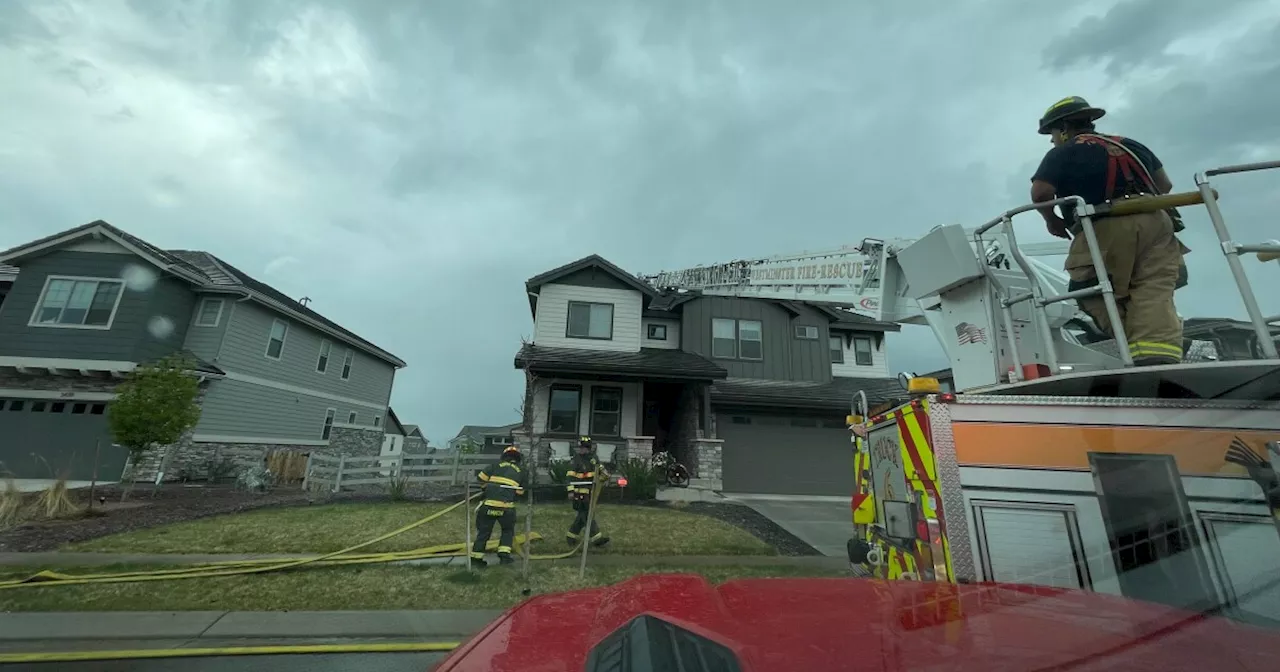 Lightning strikes home in Evergreen, possibly in Broomfield Thursday, officials said