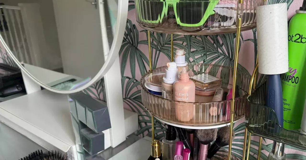 My £20 Amazon storage made a huge difference to my dressing table