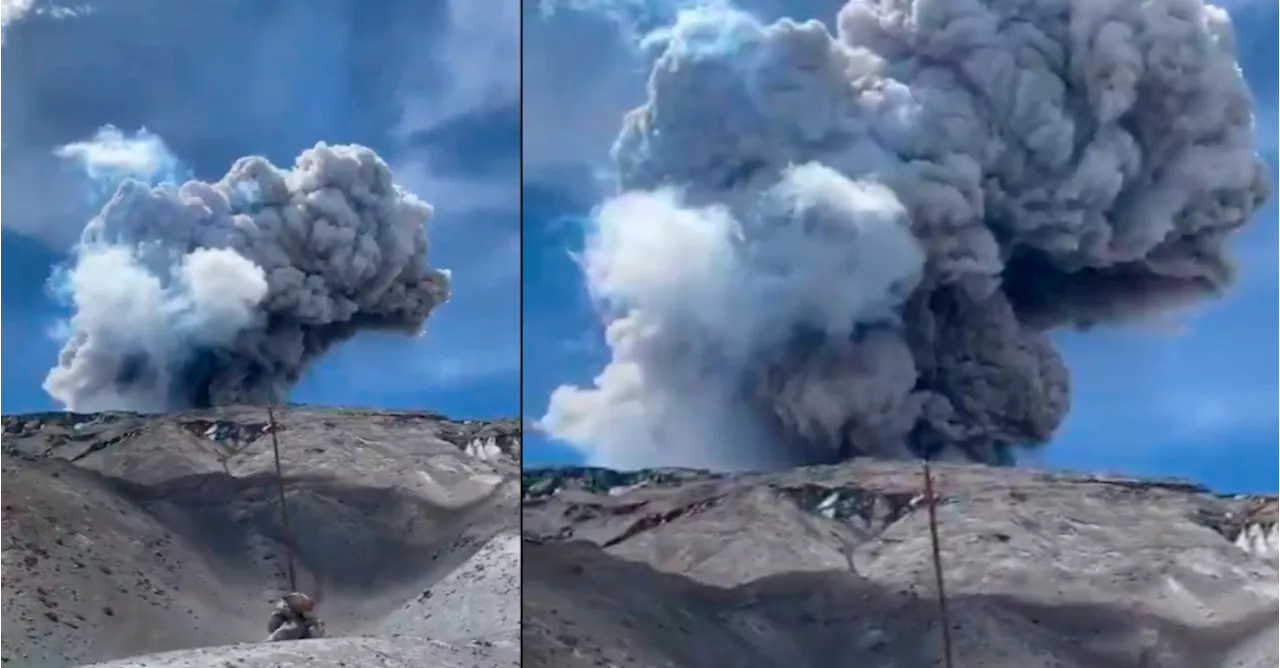 Nevado del Ruiz volvió a expulsar inmensas columnas de ceniza, ¿hay que preocuparse?