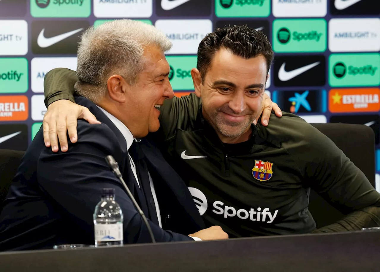 Xavi, ante Laporta: “Creo que este es un proyecto ganador, tengo toda la ilusión”