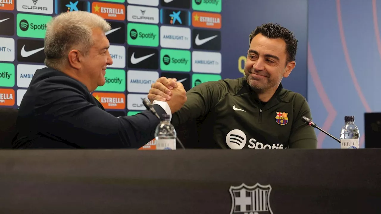 Xavi explains Barcelona U-turn: The project isn't finished