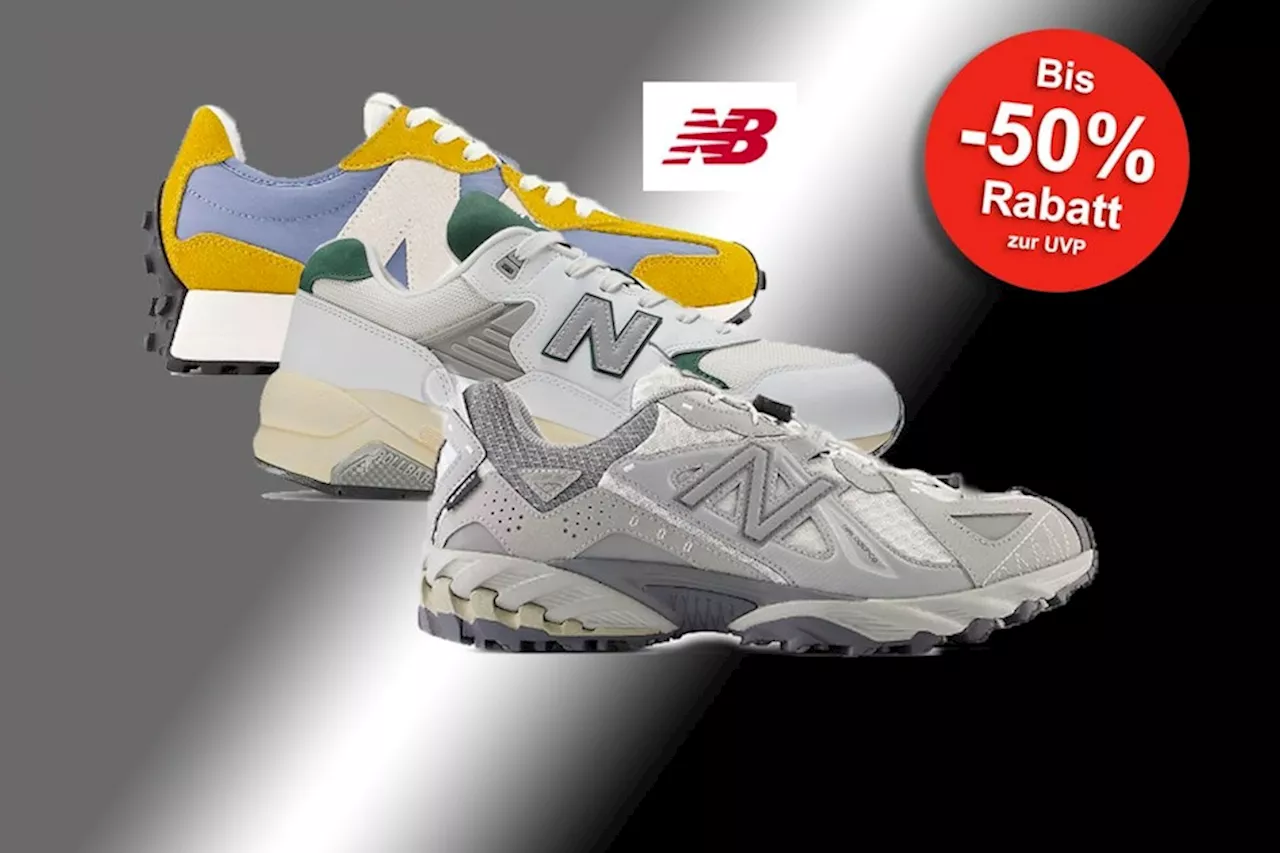 New Balance Outlet Sale mit 50% Rabatt: Top Sneaker Angebote im Onlineshop stark reduziert