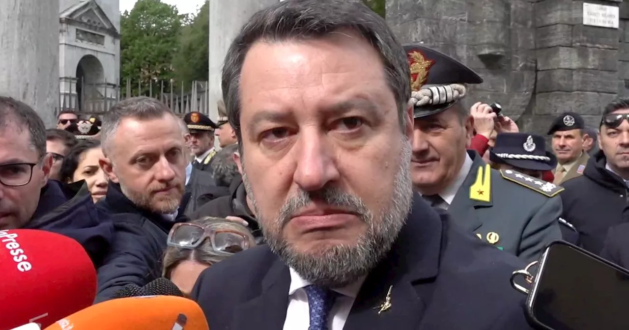 25 Aprile, Salvini: “L’ho sempre onorato senza politicizzarlo”