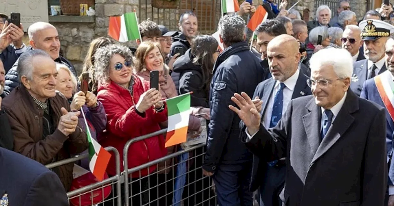 Mattarella: “Il 25 aprile fonda la Carta: doverosa unità popolare sull’antifascimo”