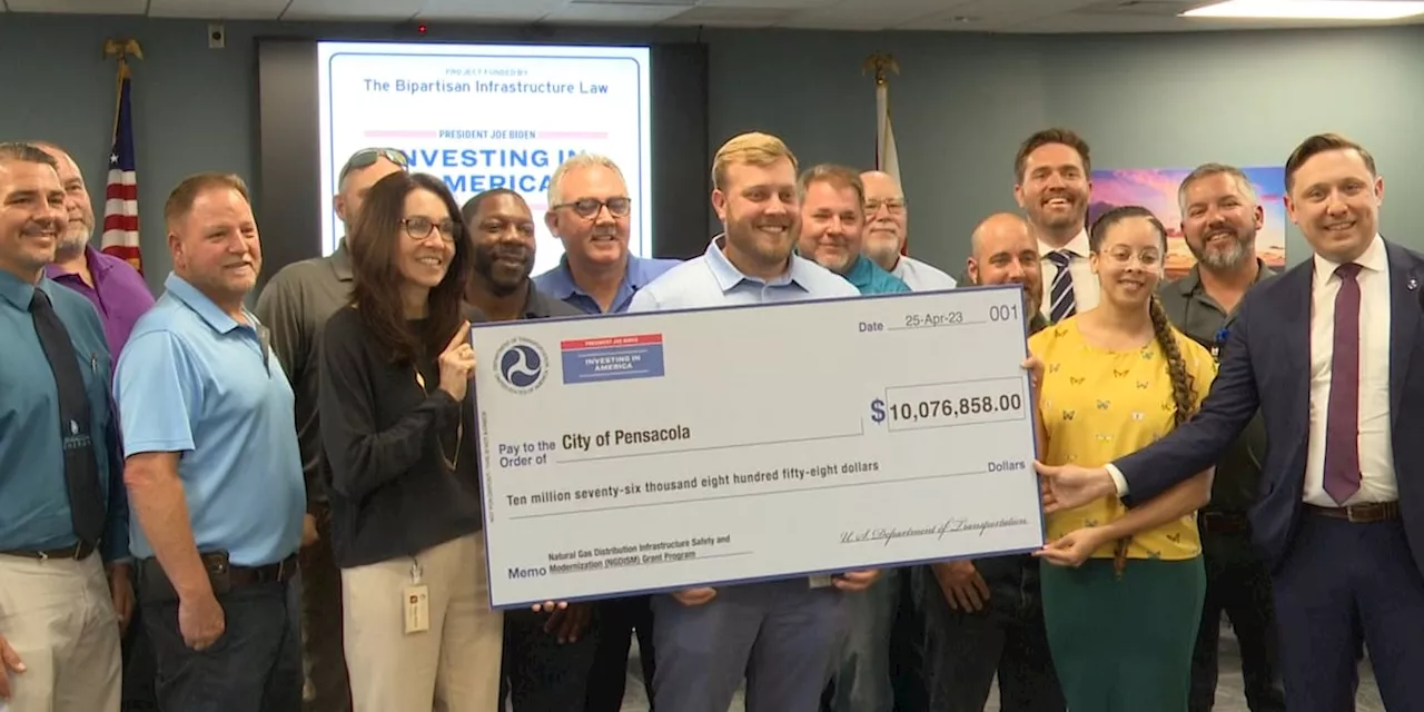 Pensacola Energy receives $10 million grant to upgrade old gas pipes