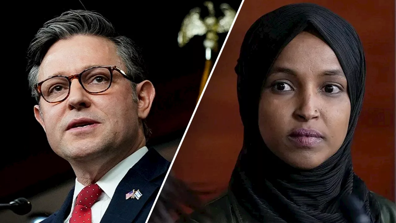 Mike Johnson hits back at Ilhan Omar’s ‘absurd’ criticism of his Columbia visit