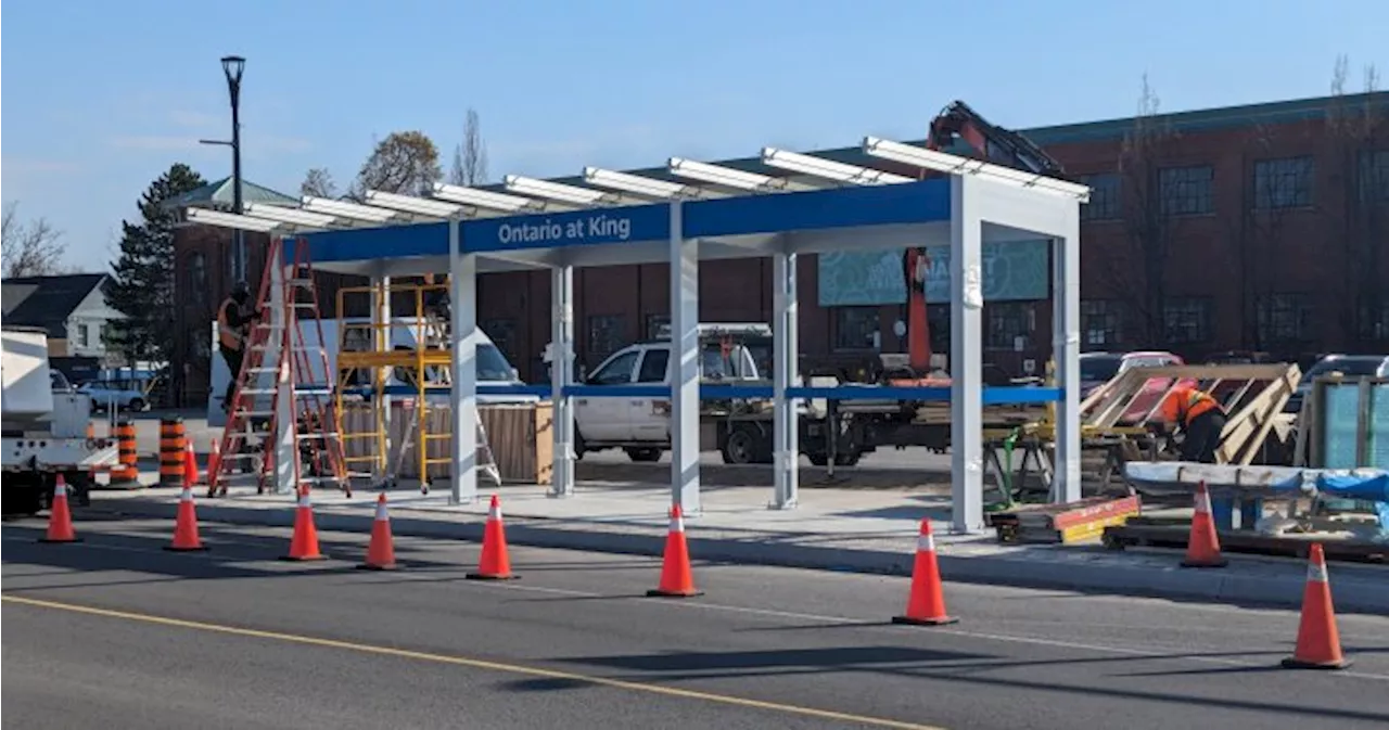 London, Ont. hits major milestone with first bus rapid transit shelter