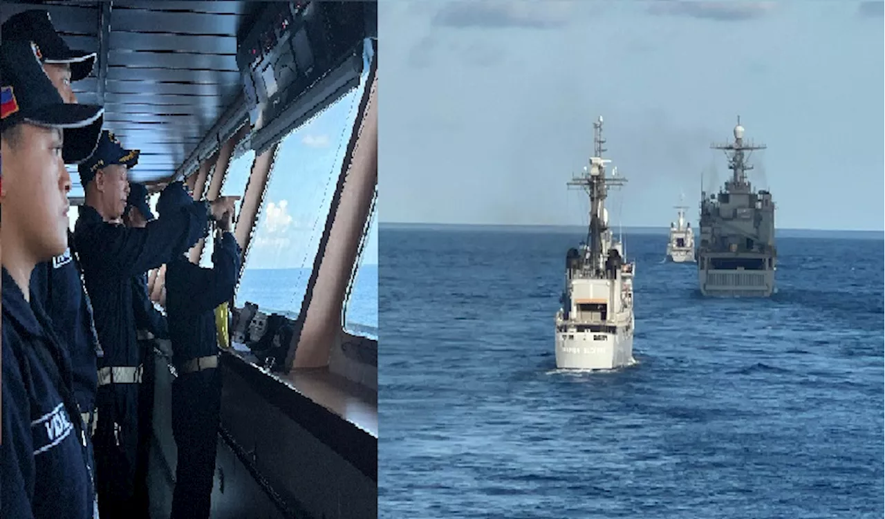 Mga barko ng Pilipinas, France, at U.S., sabay-sabay nang naglayag sa Sulu Sea; papunta rin sa West Philippine Sea