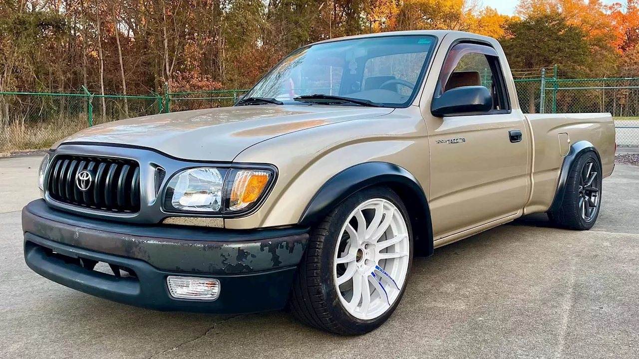 There’s A Tesla Model 3 Performance Drivetrain Hiding Inside This Toyota Tacoma