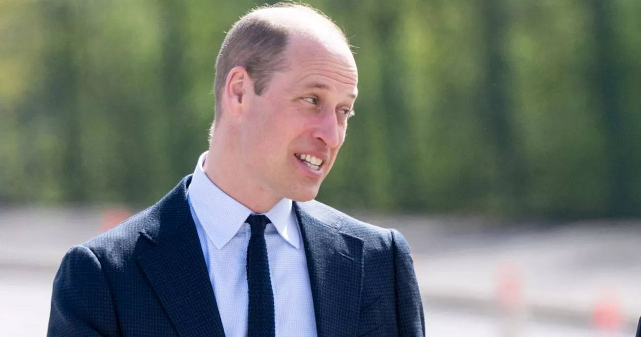 Prince William beams as he surprises school kids after receiving sweet letter