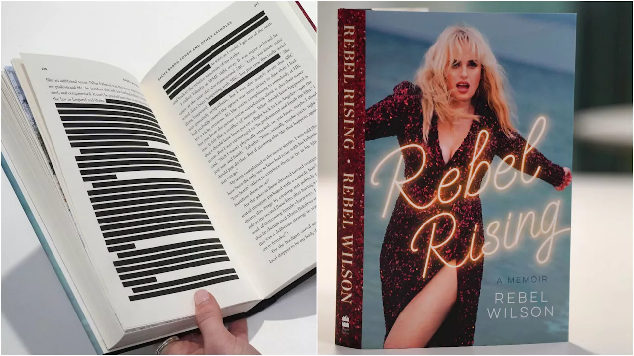 Rebel Wilson memoir published with redacted allegations about Sacha Baron Cohen