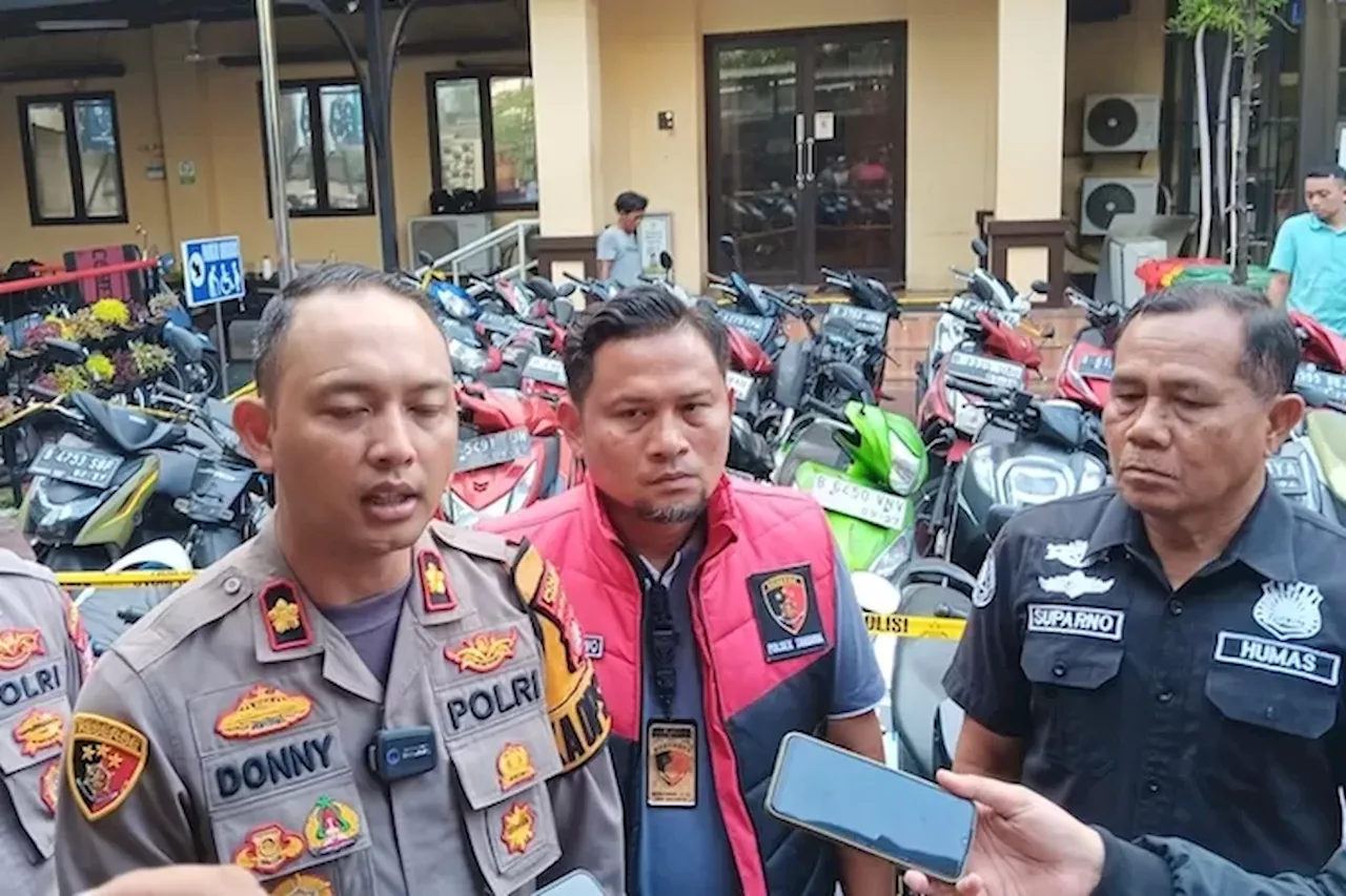 Kumpulkan 37 Hasil Curanmor di Kontrakan, Para Pelaku Ingin Buka Jasa Rental Motor