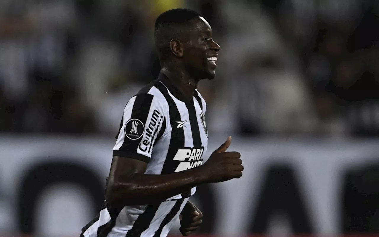 Luiz Henrique celebra primeiro gol e resultado 'fundamental' para Botafogo na Libertadores