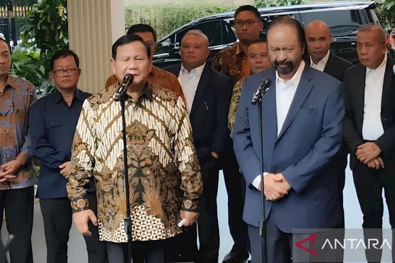 NasDem Gabung Koalisi dan Berkomitmen Bantu Pemerintahan Prabowo-Gibran