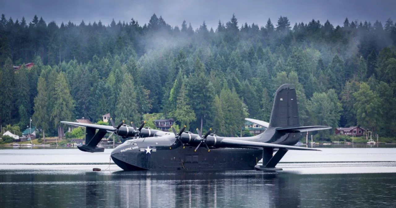 Giant flying boat headed to Pima Air and Space Museum