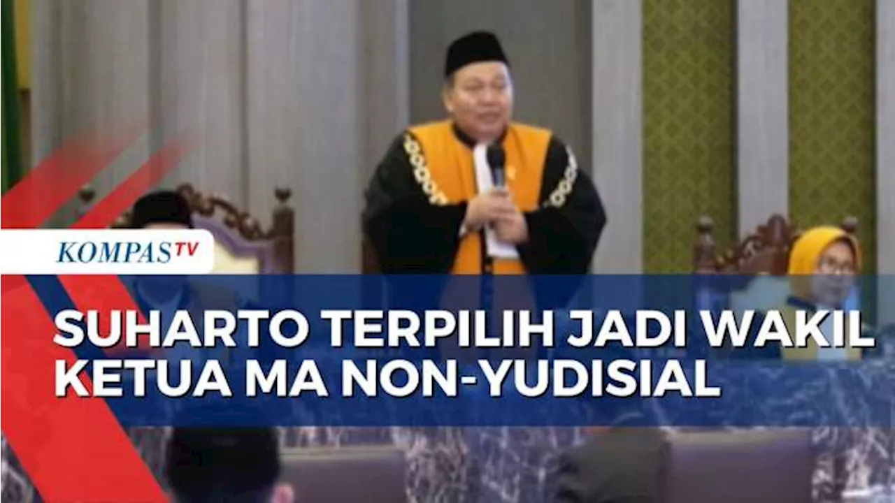 Terpilih Jadi Wakil Ketua MA Bidang Non-Yudisial, Hakim Agung Suharto Ucapkan Terima Kasih