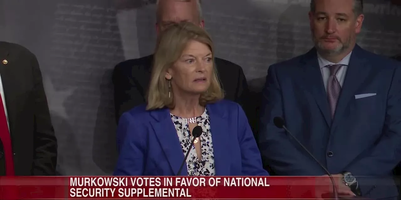 Murkowski voted in favor of national security supplemental