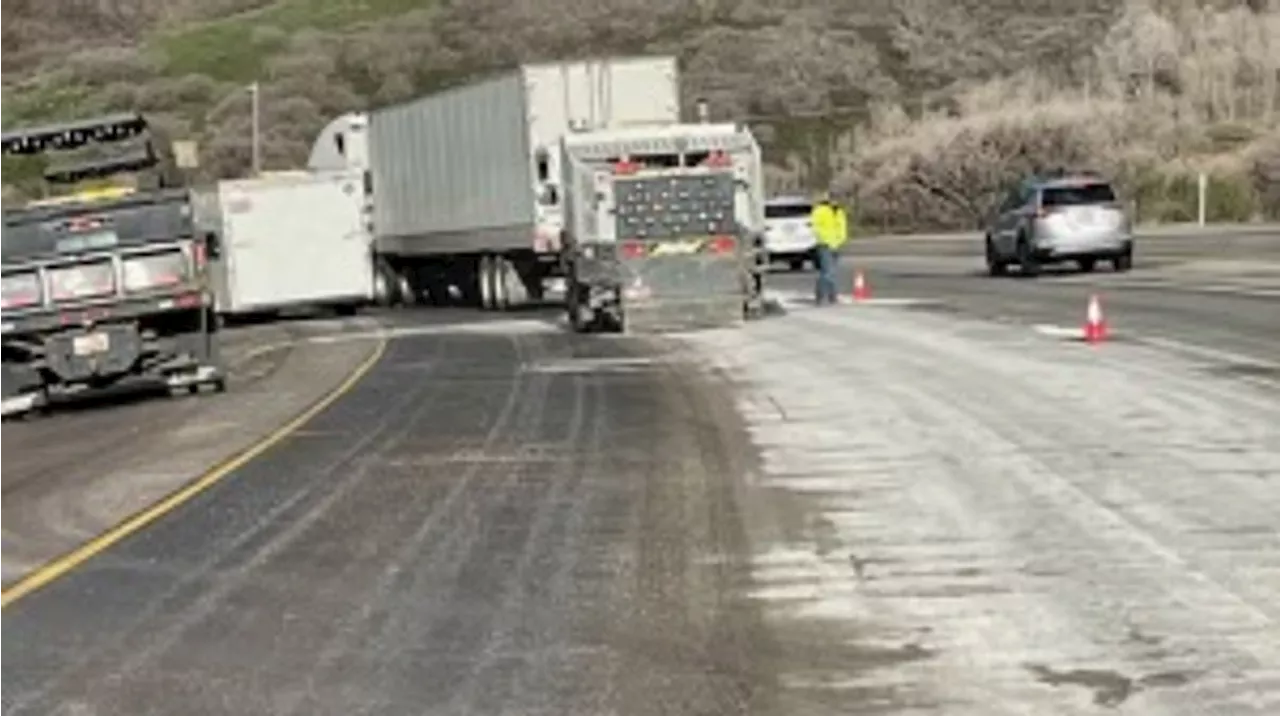 Fuel from semi crash on I-80 spills into Parleys Creek, travels 6 miles downstream to SLC