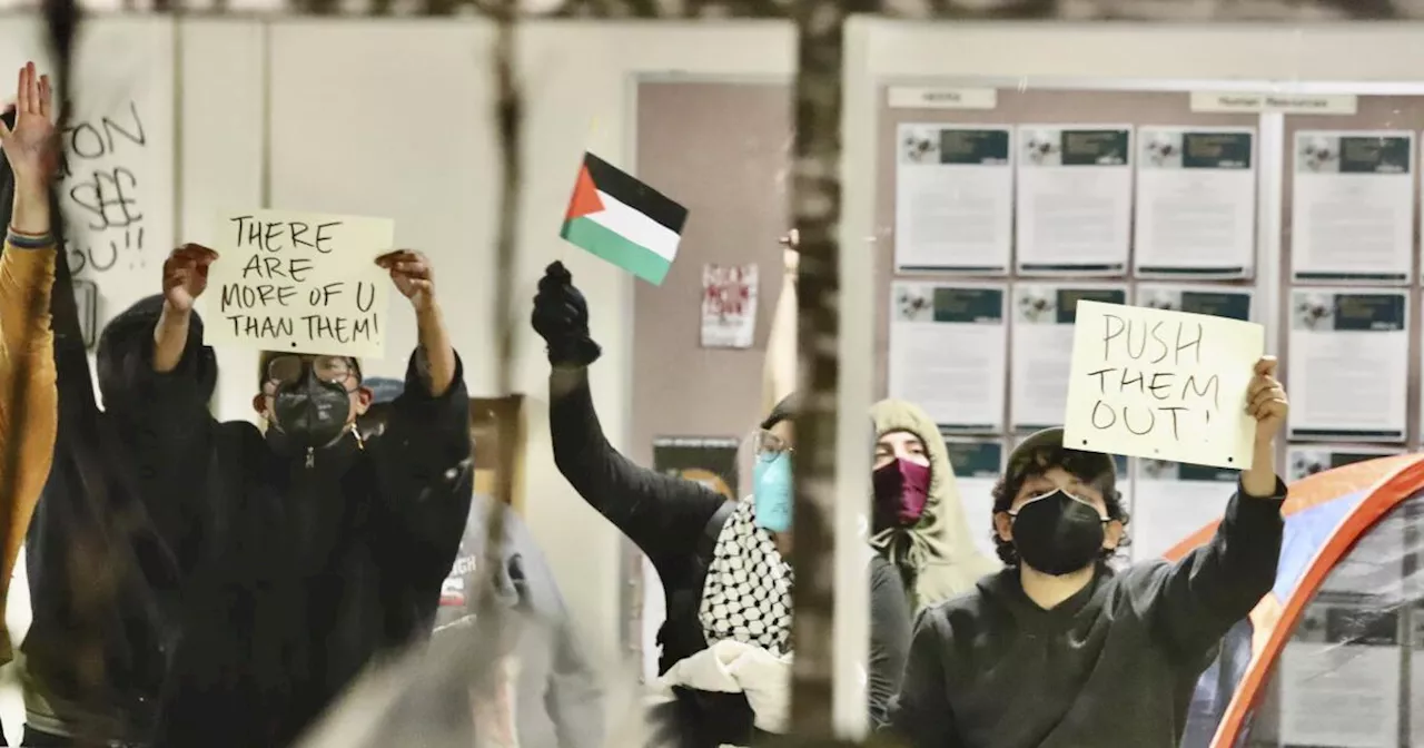 Amid Gaza protests and 'hateful graffiti,' Cal Poly Humboldt closes campus through the weekend