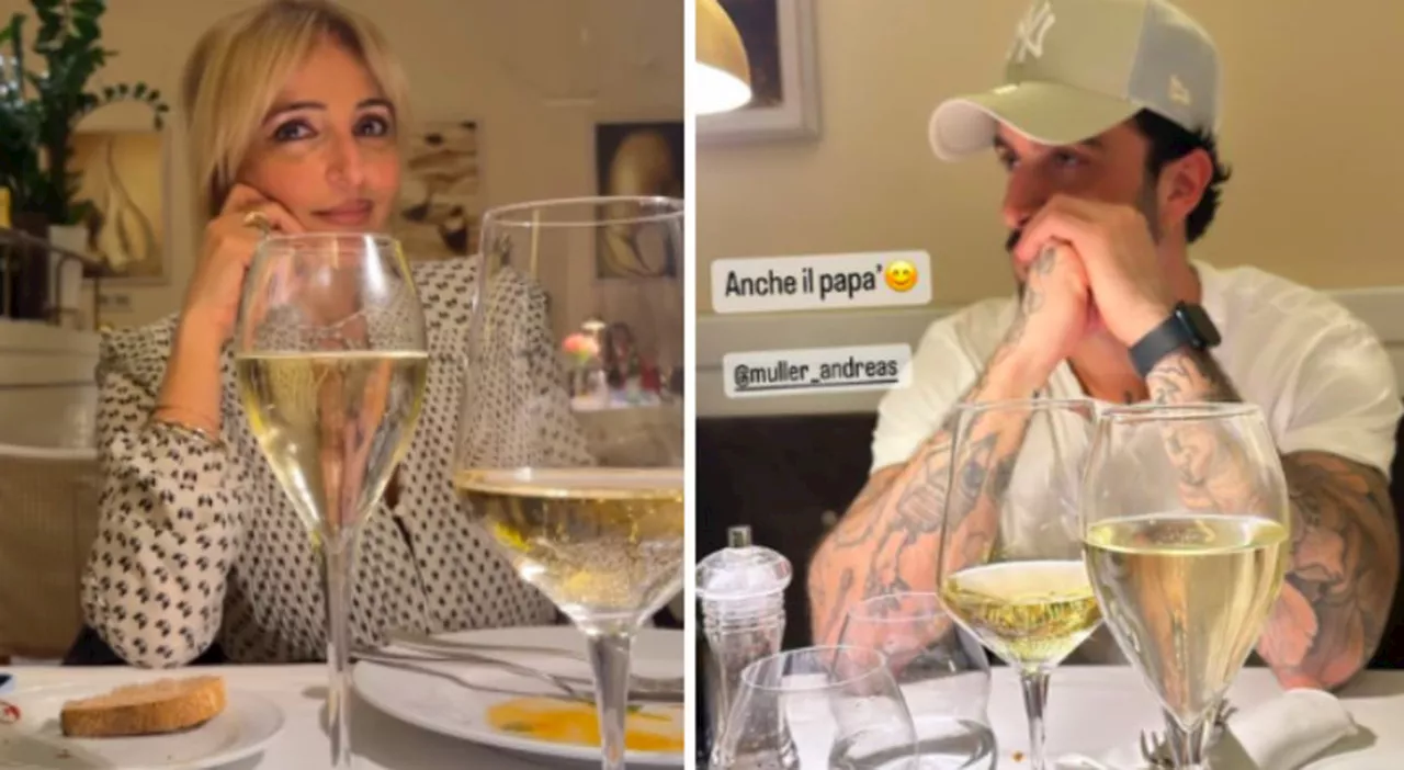 Veronica Peparini e Andreas Muller, cena romantica senza gemelline: «La mamma è tornata in splendida forma». L