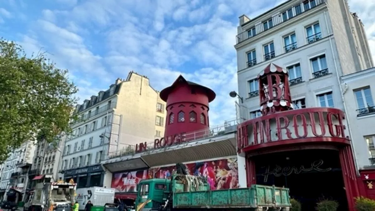 Paris : les ailes du Moulin Rouge se sont décrochées dans la nuit, aucun blessé