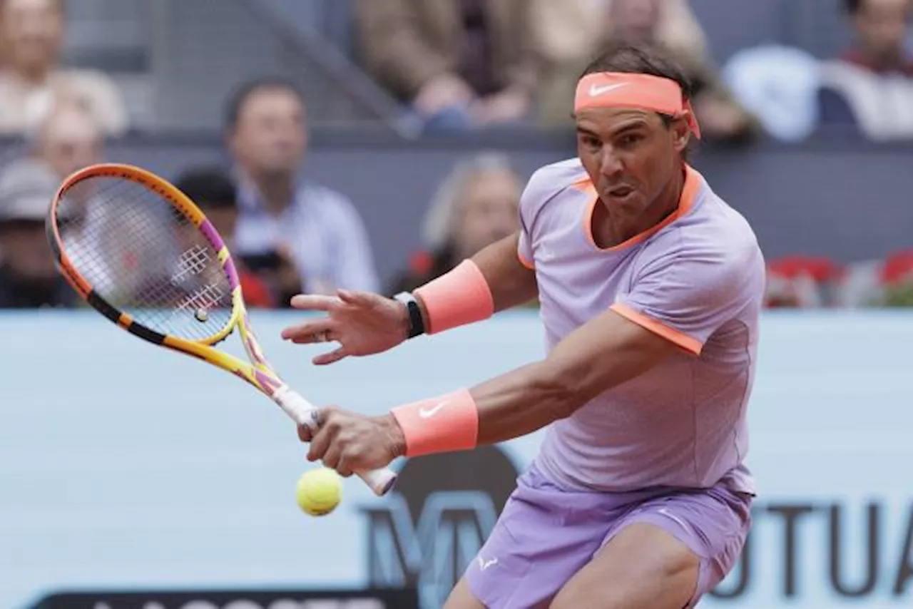 Rafael Nadal, qualifié pour le deuxième tour à Madrid : « Je serais surpris de gagner samedi »