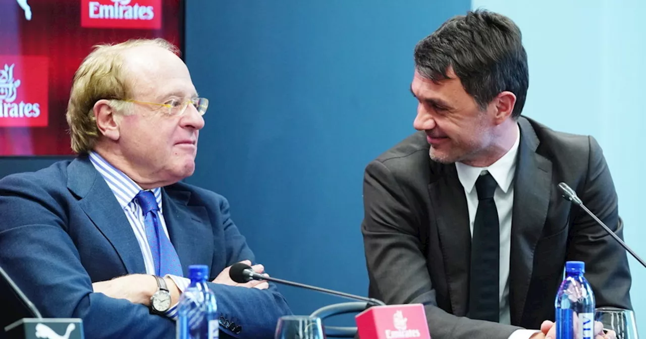 Milan, Paolo Maldini gela Scaroni: &#034;Non riesco a smettere di sorridere&#034;