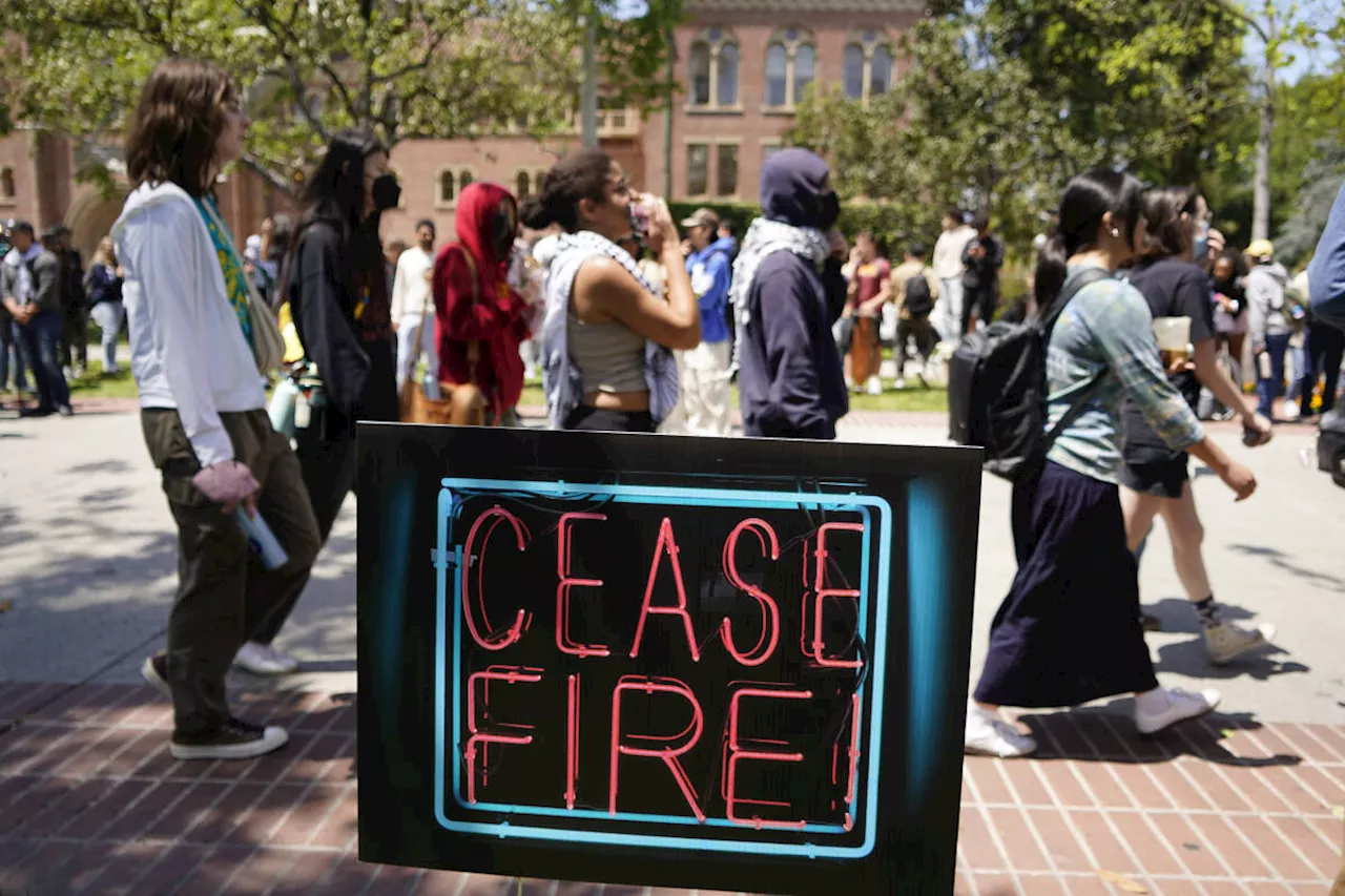 Sur un campus à Los Angeles, 93 personnes interpellées lors d’une manifestation propalestinienne