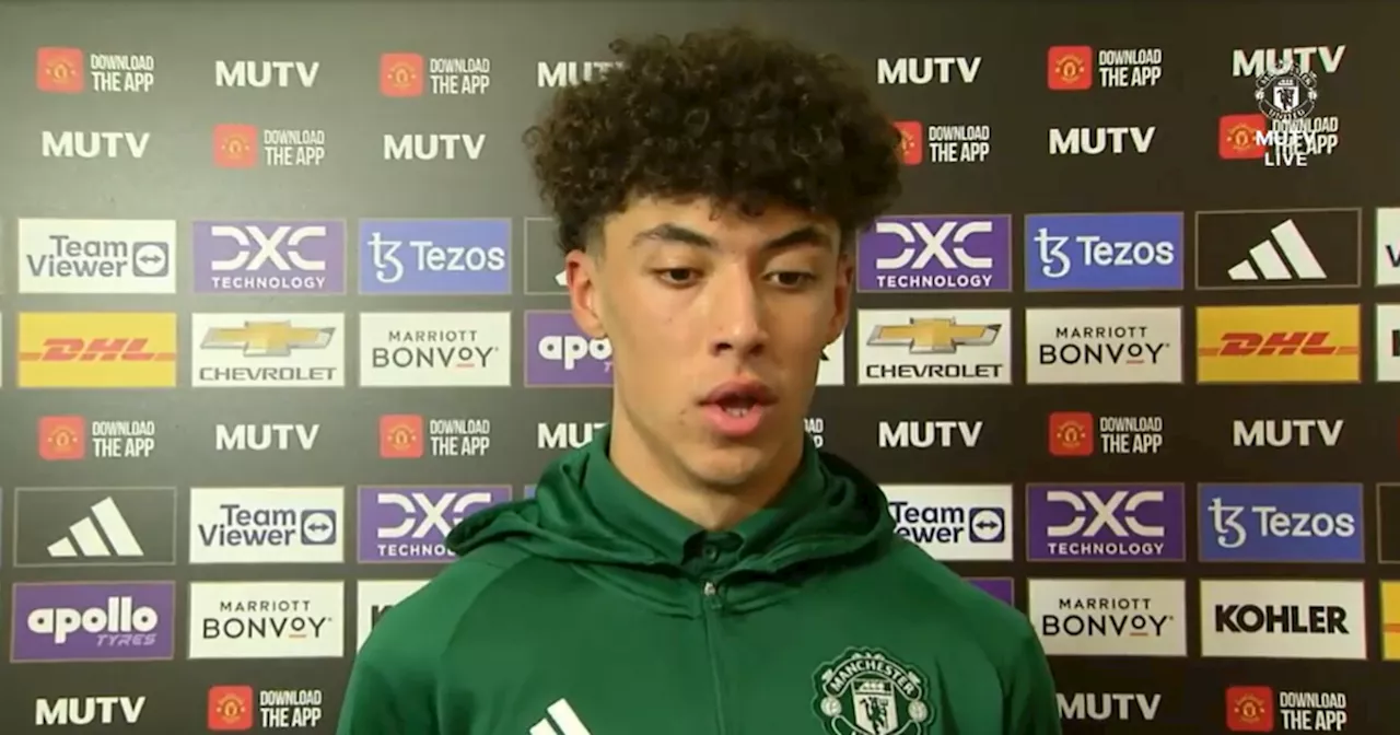 Ethan Wheatley reveals Bruno Fernandes private gesture after Man United debut